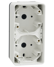 Накладний вертикальний блок підрозетників Schneider Electric MUR39912 IP55 (білий)