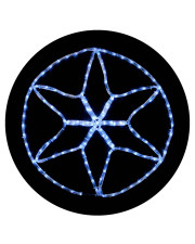 Вулична LED гірлянда Delux EN MOTIF Star (90012983) 60х60см 13 миготливих діодів IP44 (біле світло)