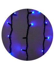 Уличная светодиодная гирлянда Delux EN ICICLE 75LED (90016593) 2x0,7м IP44 (синий свет) черный шнур