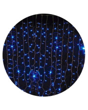 Белая уличная светодиодная гирлянда Delux CURTAIN 456LED (10008249) 2x1,5м IP44 (синий свет)