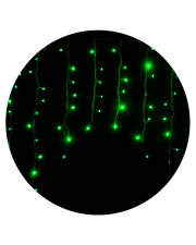 Уличная светодиодная гирлянда Delux EN ICICLE 120LED (90009068) 2x0,9м IP44 (зеленый свет) черный шнур