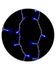 Белая уличная светодиодная гирлянда Delux EN ICICLE 120LED (90009070) 2x0,9м IP44 (синий свет)