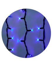 Уличная светодиодная гирлянда Delux EN ICICLE 120LED (90009071) 2x0,9м IP44 (синий свет) черный шнур