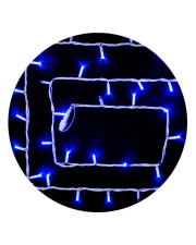Белая уличная светодиодная гирлянда Delux EN STRING 200LED (90009103) 10м IP44 (синий свет)