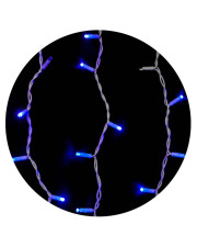Белая уличная светодиодная гирлянда Delux EN ICICLE 108LED (90012945) 2x1м 27 мигающих диодов IP44 (синий свет)