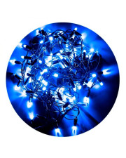 Уличная светодиодная гирлянда Starlight (000057276) 5м 100 диодов IP44 (синий свет) черный шнур