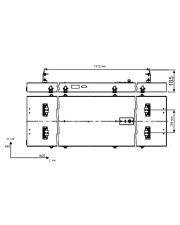 Промышленный линейный светильник Ватра (ДСП45У-3x30-521) IP20 3x30Вт