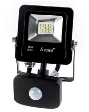 Алюминевый LED прожектор Lezard (PAL6510S) 10Вт 6500K 800Лм IP65 с датчиком движения