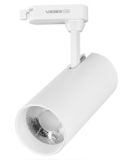 Трековый LED светильник Videx 20Вт 4100K (VL-TR04-204W) белый