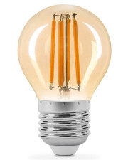 Светодиодная филаментная лампа Titanum Filament G45 E27 4Вт 2200K (TLFG4504272A) бронза