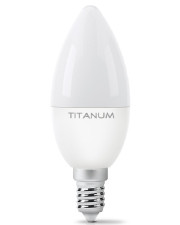 Светодиодная лампа Titanum C37 E14 6Вт 3000K (TLС3706143)