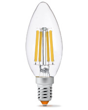 Светодиодная филаментная лампа Videx Filament C37F E14 6Вт 3000K (VL-C37F-06143)