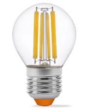 Світлодіодна філаментна лампа Videx Filament G45F E27 6Вт 3000K (VL-G45F-06273)