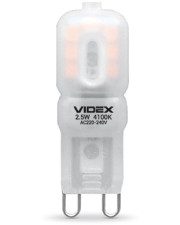 Светодиодная лампа Videx G9e G9 2,5Вт 4100K (VL-G9e-25224)