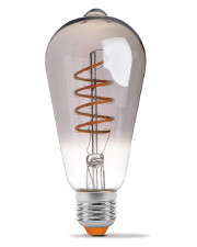 Диммируемая филаментная лампа Videx Filament ST64FGD E27 4Вт 2100K (VL-ST64FGD-04272) графит