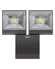 Поворотный LED прожектор Theben theLeda S20L BK 230В AC 20Вт 4000K 360° IP55 (черный)
