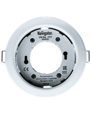 Круглый врезной светильник Navigator NGX-R1-001-GX53 GX53 (белый)