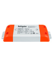 Драйвер для світлодіодної стрічки Navigator ND-P15-IP20-12V 15Вт 12В DC IP20