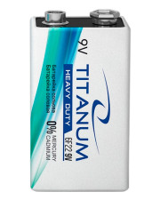 Солевая батарейка Titanum 6F22 (T-6F22 1pc T)