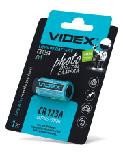 Литиевая батарейка Videx CR123A (CR123A 1pc) 1 шт