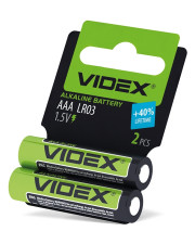 Щелочная батарейка Videx LR03 AAA (LR03/AAA 2pcs SC) 2 шт