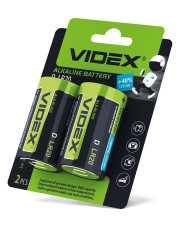 Лужна батарея Videx LR20 D (LR2O/D 2pcs BC) 2 шт