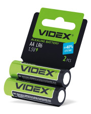 Щелочная батарейка Videx LR6 AA (LR6/AA 2pcs SC) 2 шт
