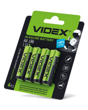 Солевая батарейка Videx LR6 AA (LR6/AA 4pcs BC) 4 шт