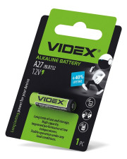 Щелочная батарейка Videx (А27 1B) 1 шт