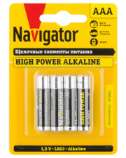 Лужна батарея Navigator NBT-NE-LR03-BP4 LR03 ААА 4шт