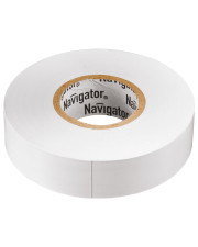 Изоляционная лента Navigator NIT-A19-20/WH 19мм (белая) 20м
