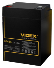 Свинцово-кислотный аккумулятор Videx 6FM4.5 4.5мАч 12В (6FM4.5 1CB)