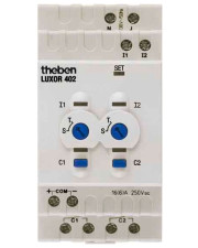 Двухканальное радио реле управления комфортом Theben Luxor 402 с дополнительным модулем
