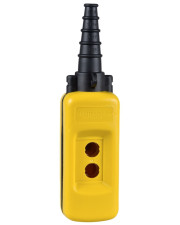 Двухместный корпус кнопочного поста Schneider Electric XACA02 (желтый)
