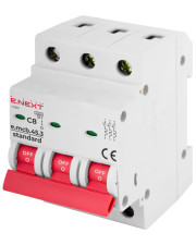 Модульний автоматичний вимикач E.Next e.mcb.stand.45.3.C8 3р 8А C (s002045)