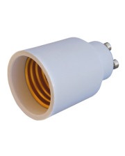 Пластиковий перехідник E.Next e.lamp adapter.GU10/Е27.white GU10 на Е27 (s9100042)