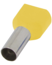 Ізольований наконечник E.Next e.terminal.stand.te.2.1.5.yellow 2x1,5 кв.мм жовтий (s4037005)