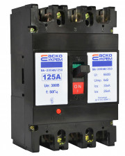 Силовий автоматичний вимикач Аско-Укрем ВА-2004N/250 3р 125А (A0010040081)