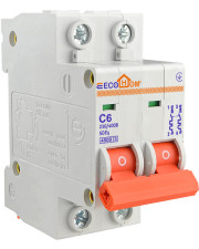 Автоматический выключатель ECOHOME ECO 2p 6A С (ECO010020001)
