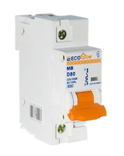 Автоматичний вимикач ECOHOME ECO MB 1p 80A D (ECO070010001)