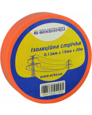 Изолента Аско-Укрем 0,13x19мм/20м оранжевая (A0150020046)