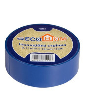 Изоляционная лента ECOHOME ECO 0,11x18мм/18м синяя (ECO0150020019)