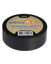 Изоляционная лента ECOHOME ECO 0,11x18мм/18м черная (ECO0150020020)