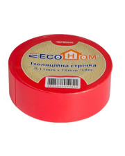Изоляционная лента ECOHOME ECO 0,11x18мм/18м красная (ECO0150020022)