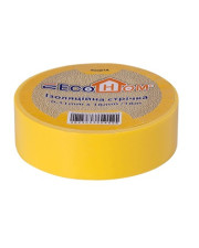 Изоляционная лента ECOHOME ECO 0,11x18мм/18м желтая (ECO0150020023)