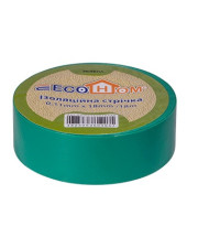 Изоляционная лента ECOHOME ECO 0,11x18мм/18м зеленая (ECO0150020024)