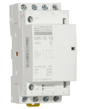 Модульный контактор Аско-Укрем MK-N 4P 16A 4NO (A0040030026)