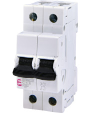 Автоматичний вимикач ETIMAT S4 2P C 1,6A 4,5кА (1910223)