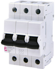 Автоматичний вимикач ETIMAT S4 3P C 1,6A 4,5кА (1910323)