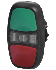 Двойная кнопка-модуль ETI NSE-PB2I/RG с подсветкой зеленая/красная (4774072)
